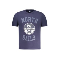 North Sails Tricou barbati, cu imprimeu cu logo si text, Regular fit, Albastru inchis, S