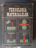 Carte tehnica; Tehnologia materialelor