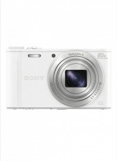 Aparat foto digital Sony Cyber-Shot DSC-WX350, 18 MP, Wi-Fi, Alb foto