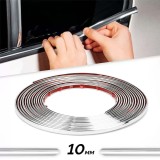 Rola Ornament autoadeziv, 10mm x 15m, culoare Crom SILVER, AVEX