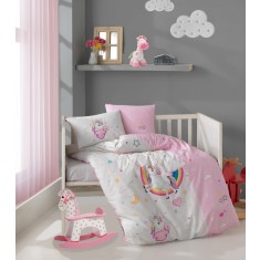 Lenjerie pentru pătuț de copii Clasy Pony