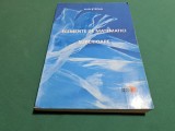 ELEMENTE DE MATEMATICI SUPERIOARE * ALIN ȘTEFAN /2012 *07
