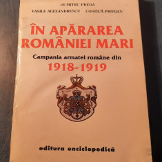 In apararea Romaniei Mari campania armatei romane din 1918 1919 Dumitru Preda