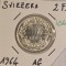 456 Elvetia, Switzerland 2 Francs 1964, KM#21, excelenta, Argint