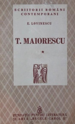 T MAIORESCU vol I + II foto