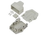 Carcasă HARTING D-Sub 9pin și HD 15pin cod 09670090200 pentru conectori