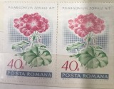(F) Timbre Serii Romania Floraq bloc 2 Nestampilate