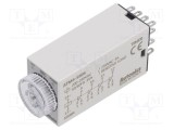 Timer 6s&divide;60s 4PDT AUTONICS, releu 250VAC/3A, 24VDC/3A, alimentare 220VAC