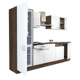 Leziter Mobilier Bucatarie Yorki 280 cu Frigider Congelator Jos Fara Blat