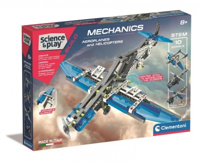 Kit de constructie Clementoni, Planor si Elicopter foto