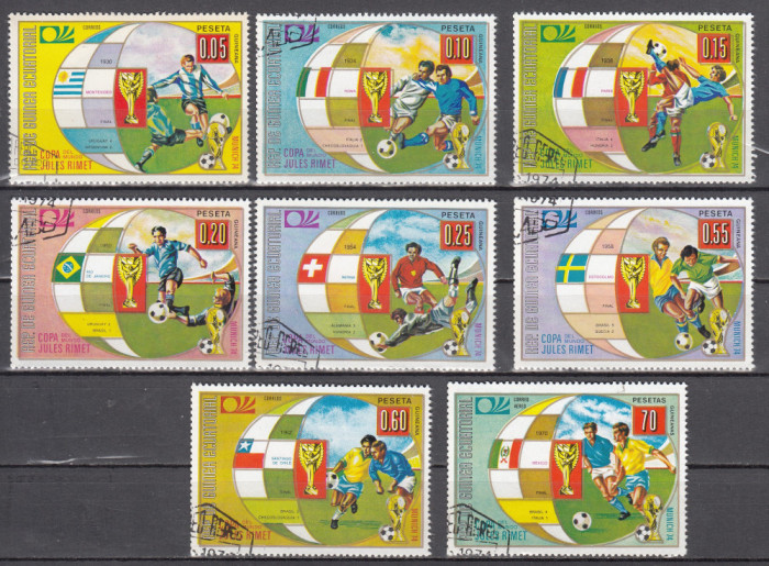 M2 TS1 11 - Timbre foarte vechi - Guineea Ecuatoriala - fotbal