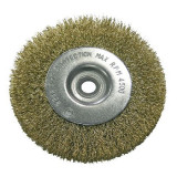Perie sarma de alama Proline, 115 mm, tip circular cu orificiu