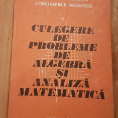 Culegere de probleme de algebra si analiza matematica de Alexandru Leonte