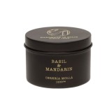Cereria Molla Basil Mandarin - Lumanare parfumata de calatorie, 90 g