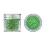 Pudră cu glitter pentru nail art - verde mazăre, 10g