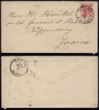 Austria 1894 Postal History Rare Cover Tetschen to Znaim DB.348