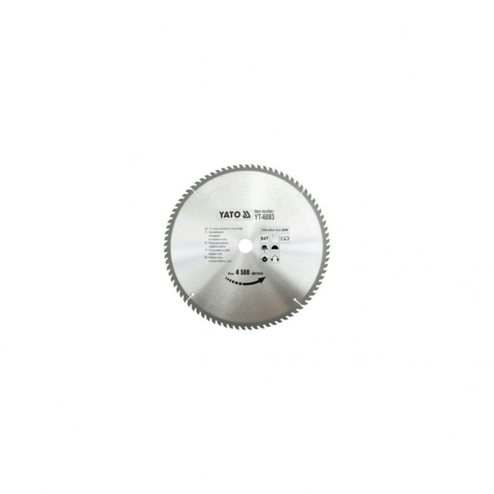 Disc fierastrau circular pentru lemn 350x84x30mm Yato YT-6083