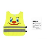 Vesta reflectorizanta pentru copii, galbena, SVK-04
