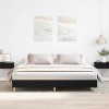 VidaXL Cadru de pat Stejar Negru 180 x 200 cm Lemn compozit