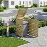 Cumpara ieftin Spatiu de depozitare pentru pubele cu roti pentru 1 recipient