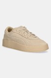 Puma sneakers din piele intoarsă CA Luxe Elevated femei, culoarea bej, 401356