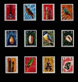 New Hebrides Fr 1972 - Uzuale, păsări, fauna, serie neuzata