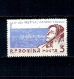 1961 - Al II-lea festival George Enescu, neuzat