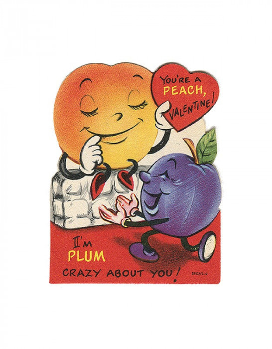 Sticker decorativ Retro Valentine&#039;s Day, Multicolor, 71 cm, 6017ST