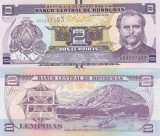Honduras 2 Lempiras (12.06.2014) UNC - Bancnota Straniera America