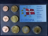 Set Euro - Probe - Danemarca 2006, 8 monede, Europa