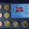 Set Euro - Probe - Danemarca 2006, 8 monede