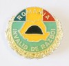 INSIGNA INVALID DE RAZBOI ROMANIA ALUMINIU CU AGRAFA EMAIL RECE VETERAN VETERANILOR ARMATA MApN MFA ( CITITI DESCRIEREA ), Romania de la 1950