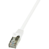 Cablu F/UTP Logilink EconLine Patchcord Cat 6 10m Alb