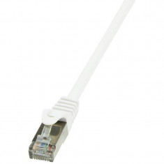 Cablu F/UTP Logilink EconLine Patchcord Cat 6 15m Alb foto