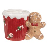 Cumpara ieftin Cana Craciun Turta Dulce ceramica 15x10x10 cm, 350 ml