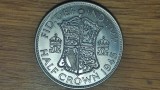 Anglia / Marea Britanie - moneda de colectie argint - 1/2 half crown 1945 - 14.1 g &bull; ⌀ 32.3 mm - senzationala !