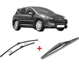 Cumpara ieftin Set 3 stergatoare PEUGEOT 207 SW (WK_) 2007 - 2013, pentru parbriz si luneta, Bosch Twin