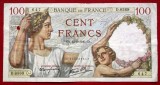 FRANTA 100 francs 14 3 1940 circulata **