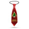 Cravată de Crăciun - sclipici roșu - 41 x 11 cm
