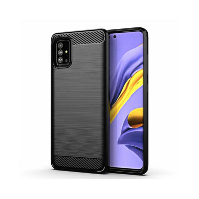 Husa silicon Samsung Galaxy A51 / M40s - Negru foto