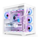 Carcasa Pro Gaming ELITE White, Cube Tower, ATX, fara sursa, 7x ARGB FAN,