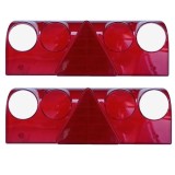 2 x Lumini Spate Sticla Camioane Remorca pentru Schmitz,Europoint II,Europoint 2,E4