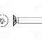 Surub M3, otel rezistent la acizi A4, 30mm, cap ingropat, KRAFTBERG, M3X30/D965-A4