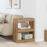 vidaXL Dulap pentru cărți Stejar Artizanal 60 x 30 x 72 cm 880457