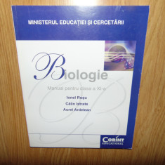 Manual Biologie pentru clasa a XI -a -Ionel Rosu -Ed.Corint anul 2014