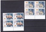 2004 LP 1627 - 500 DE ANI NASTEREA LUI AMERIGO VESPUCCI BLOCURI DE 4 TIMBRE MNH, Istorie, Nestampilat