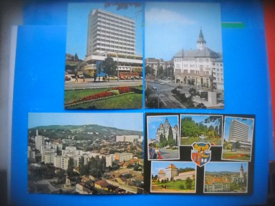 HOPCT LOT 3680 -IP- 4 CARTI POSTALE-TARGU MURES-CIRCULATE foto