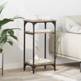 vidaXL Masă laterală stejar artizanal 40 x 30 x 75 cm Lemn compozit 881175