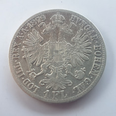 Austria 1 florin 1879 argint Franz Joseph l