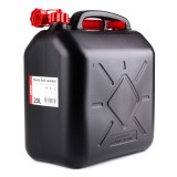 Canistra din plastic AMiO 20L pentru benzina, motorina si uleiuri, cu palnie